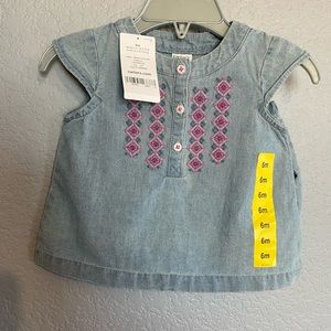 NWT Carter’s Baby top & short set